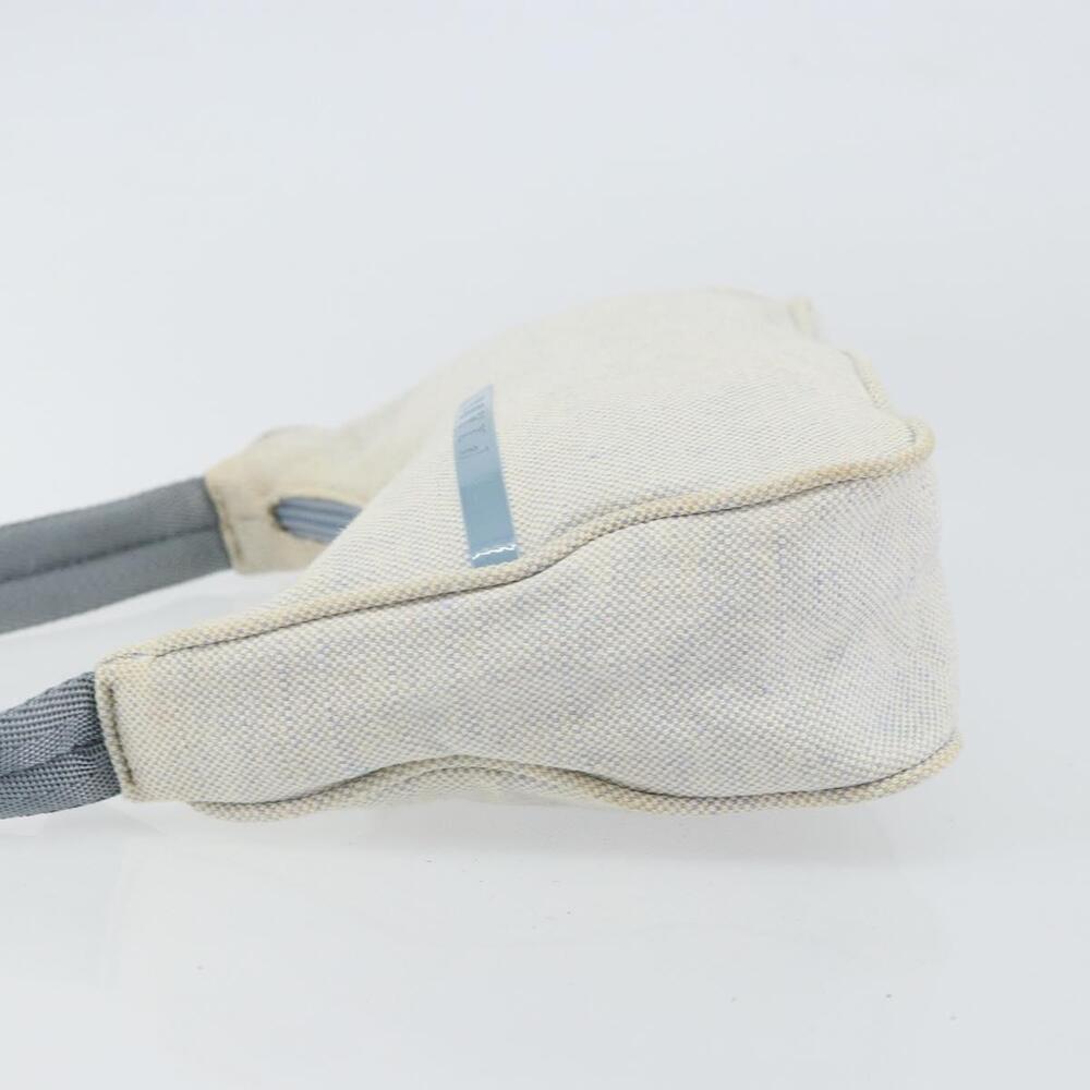 PRADA Sports Hand Bag Canvas Gray Blue Auth hk3257 - Picture 4 of 16